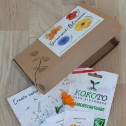 Blumensamen-Set Gourmet Blumen, Essbar, Bienenfreundlich, Dekorativ 7 Blumensamen-Set Gourmet Blumen, Essbar, Bienenfreundlich, Dekorativ -Stilvolles Gartenmöbelgeschäft 0710403583 Blumensamen Set Gourmet Blumen 4essbare Sorten mit organ Duenger 3 60482