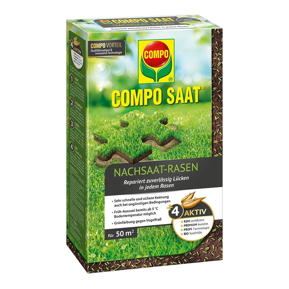 Compo Nachsaat-Rasen, 1 Kg 1 Compo Nachsaat-Rasen, 1 Kg