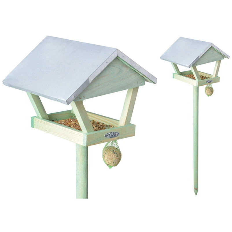 Vogelfutterhaus Aus FSC®-zertifiziertem Kiefernholz 1 Vogelfutterhaus Aus FSC®-zertifiziertem Kiefernholz