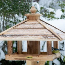 Kiefer-Vogelhaus 'Heat', Geflammt, 49 X 49 X 39 Cm 6 Kiefer-Vogelhaus 'Heat', Geflammt, 49 X 49 X 39 Cm -Stilvolles Gartenmöbelgeschäft 0910101501 Vogelfutterhaus Heat 2 118880