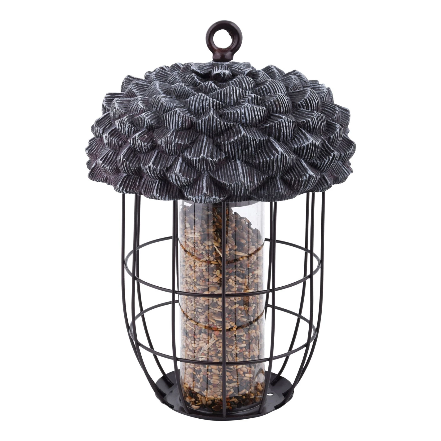 Eichel-Schutzfuttersilo, Braun, Ca. 20 X 20 X 29 Cm 1 Eichel-Schutzfuttersilo, Braun, Ca. 20 X 20 X 29 Cm