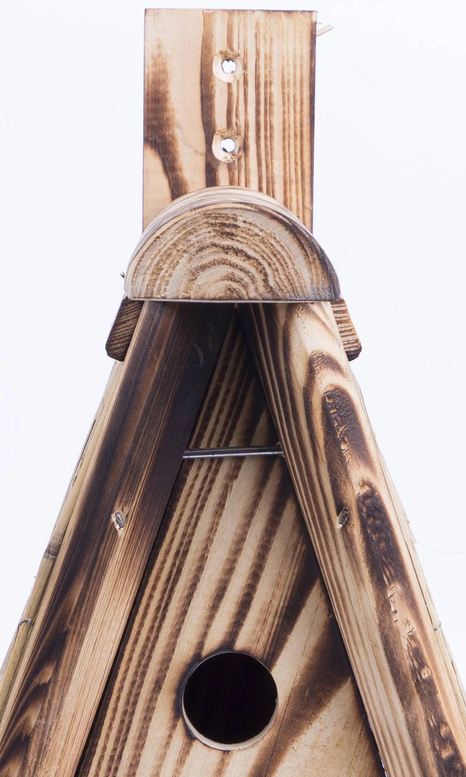 Kölle Nistkasten Aus Fichtenholz Mit Strohdach, Zwei Einfluglöcher 2 Kölle Nistkasten Aus Fichtenholz Mit Strohdach, Zwei Einfluglöcher – Bild 2
