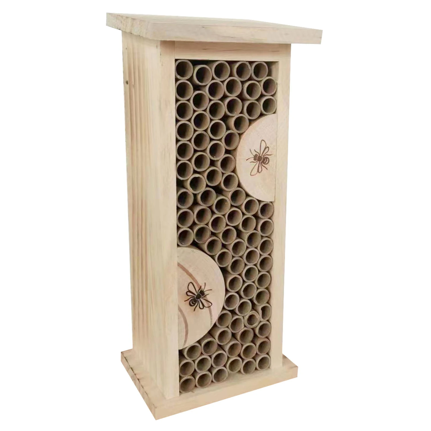 Insektenhotel, Natur, Nadelholz, 11 X 8,2 X 25,7 Cm 2 Insektenhotel, Natur, Nadelholz, 11 X 8,2 X 25,7 Cm – Bild 2