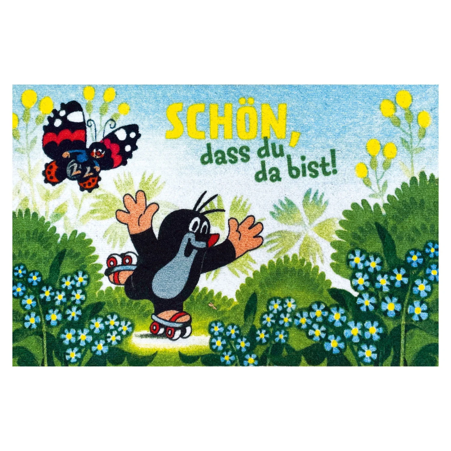 Fußmatte 'Schön, Dass Du Da Bist', 40 X 60 Cm 1 Fußmatte 'Schön, Dass Du Da Bist', 40 X 60 Cm