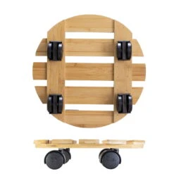 Multi Roller Bambus, 100 Kg Tragkraft, Ø 29 Cm 10 Multi Roller Bambus, 100 Kg Tragkraft, Ø 29 Cm -Stilvolles Gartenmöbelgeschäft 0920600474 multi roller bambus hell 1 116673