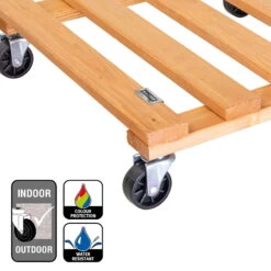 Multi Roller, Tragkraft 120 Kg, Hellbraun, Ca. 10 X 38 X 38 Cm 8 Multi Roller, Tragkraft 120 Kg, Hellbraun, Ca. 10 X 38 X 38 Cm -Stilvolles Gartenmöbelgeschäft 0920600514multi roller kiefer kastanie 5 116711