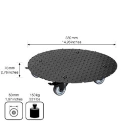 Pflanzenroller 'Alaska', Tragkraft 150 Kg, Anthrazit, Alu, 7 X 38 X 38 Cm 11 Pflanzenroller 'Alaska', Tragkraft 150 Kg, Anthrazit, Alu, 7 X 38 X 38 Cm -Stilvolles Gartenmöbelgeschäft 0920600519 pflanzenroller alaska 4 116736