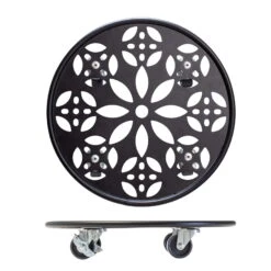 Pflanzenroller GH0936/0937, Tragkraft 100 Kg, Schwarz, Ø 30 Cm 9 Pflanzenroller GH0936/0937, Tragkraft 100 Kg, Schwarz, Ø 30 Cm -Stilvolles Gartenmöbelgeschäft 0920600520 pflanzenroller 6 116740