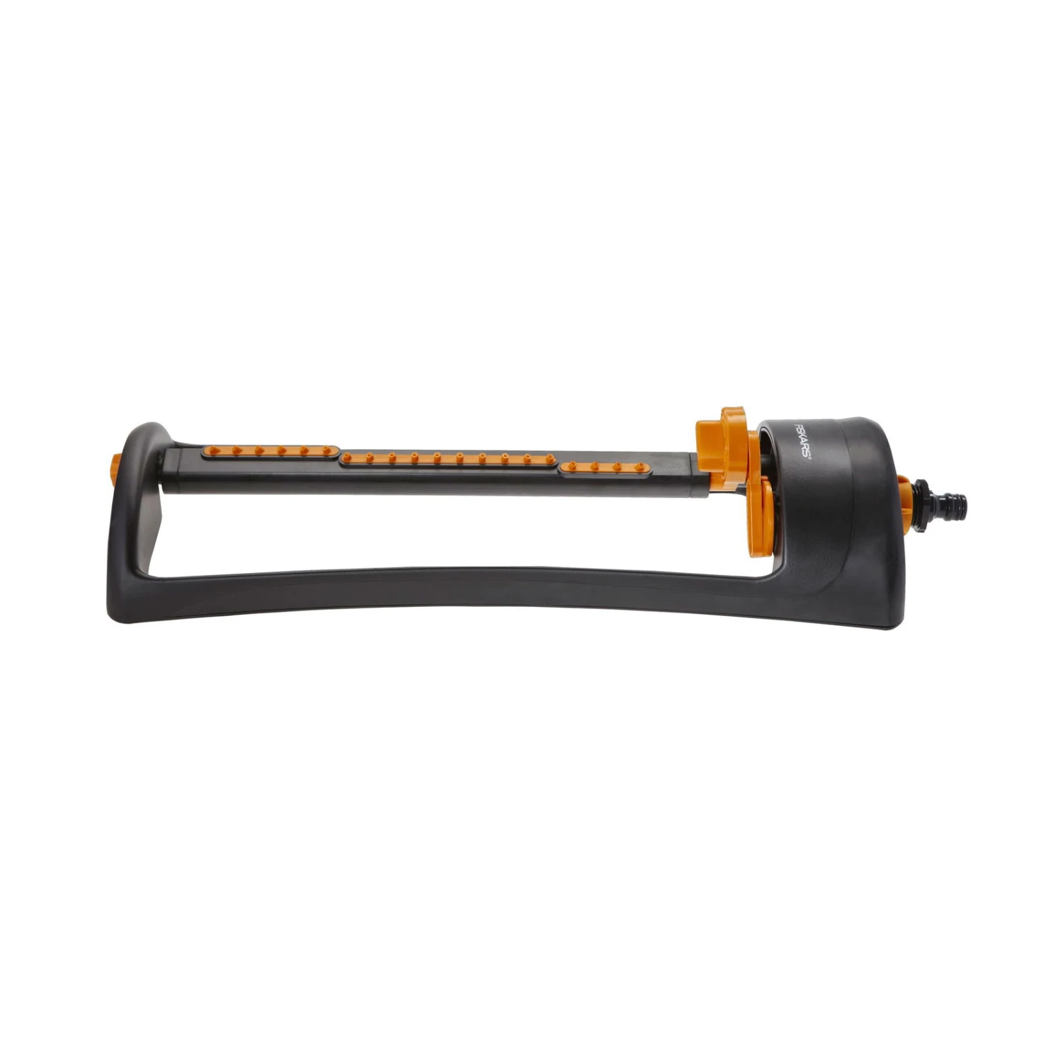 Fiskars Wassersparender Sprinkler, 20 % Weniger Wasserverbrauch, Schwarz-orange 1 Fiskars Wassersparender Sprinkler, 20 % Weniger Wasserverbrauch, Schwarz-orange