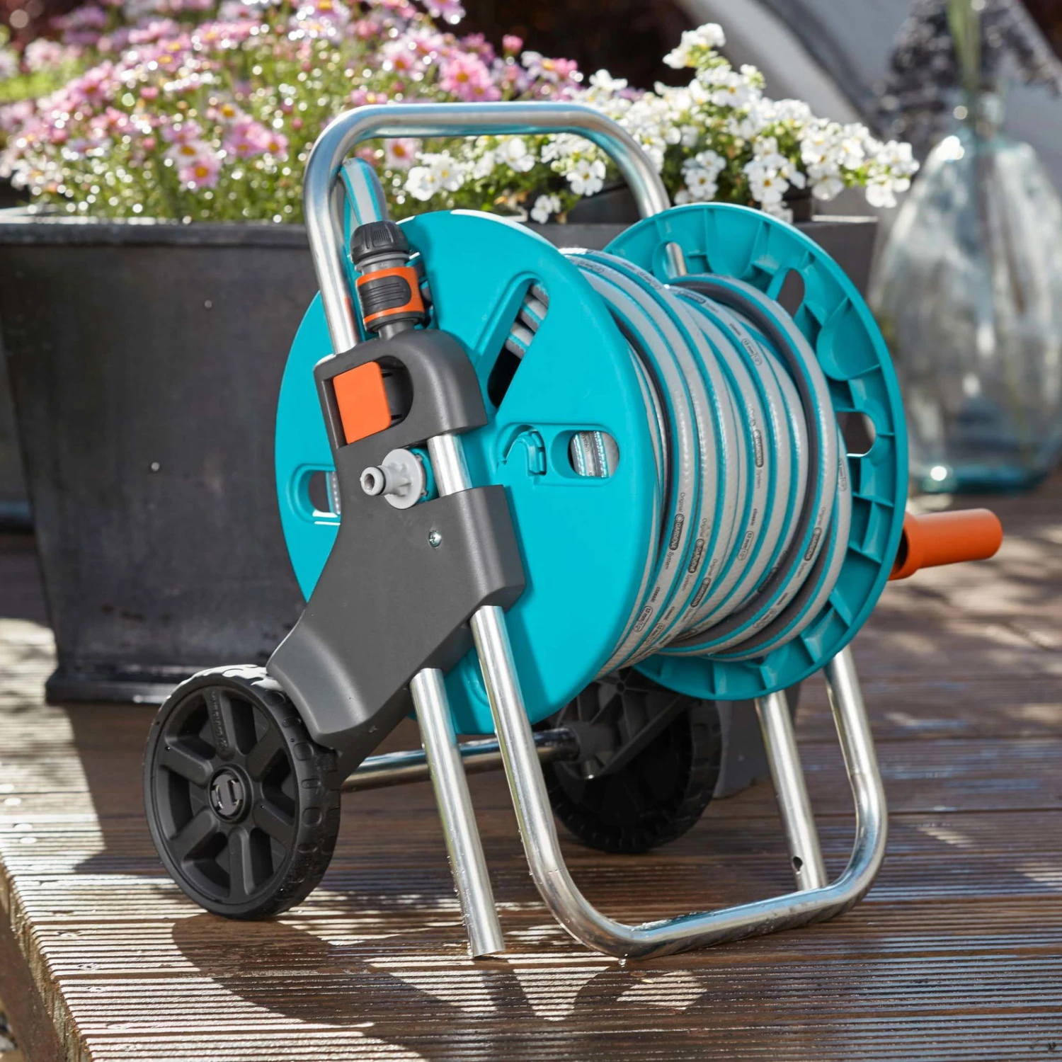 Schlauchwagen AquaRoll S, Gardena, Schlauchlängen Bis 15 M 5 Schlauchwagen AquaRoll S, Gardena, Schlauchlängen Bis 15 M – Bild 5