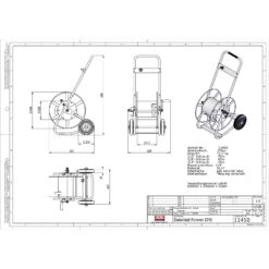 Schlauchwagen Forever, Metall, Schlauchdurchmesser 13/16/19/ 25 Mm -Stilvolles Gartenmöbelgeschäft 0930200465 Schlauchwagen Forever Metall D13 16 19mm 6 61944