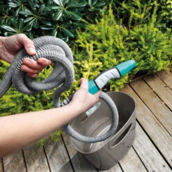 Aquapop Mit Selbstaufdehnbarem Schlauch, 5-15m, Braun, Kunststoff / Polyester 12 Aquapop Mit Selbstaufdehnbarem Schlauch, 5-15m, Braun, Kunststoff / Polyester -Stilvolles Gartenmöbelgeschäft 0930200478 Aquapop mit 5 15m selbstdehnbarem Schlauch braun 4 58936