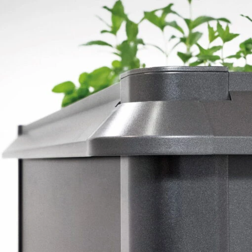 Schützender Biohort Schneckenschutz Für Das Hochbeet -Stilvolles Gartenmöbelgeschäft 0980250084 0980250086 0980250088 bitte in quarzgrau metallic einfaerben DANKE Hochbeet Schneckenschutz dunkelgrau met1 52289