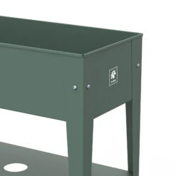 Hochbeet Urban Garden Trolley, Grün, 75 X 35 X 80 Cm -Stilvolles Gartenmöbelgeschäft 0980250161 Urban Garden Trolley auf Raedern Oak Green 3 108096