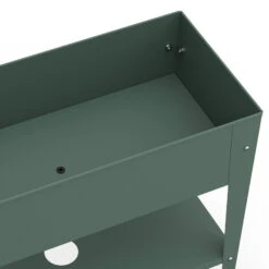 Hochbeet Urban Garden Trolley, Grün, 75 X 35 X 80 Cm -Stilvolles Gartenmöbelgeschäft 0980250161 Urban Garden Trolley auf Raedern Oak Green 4 108095