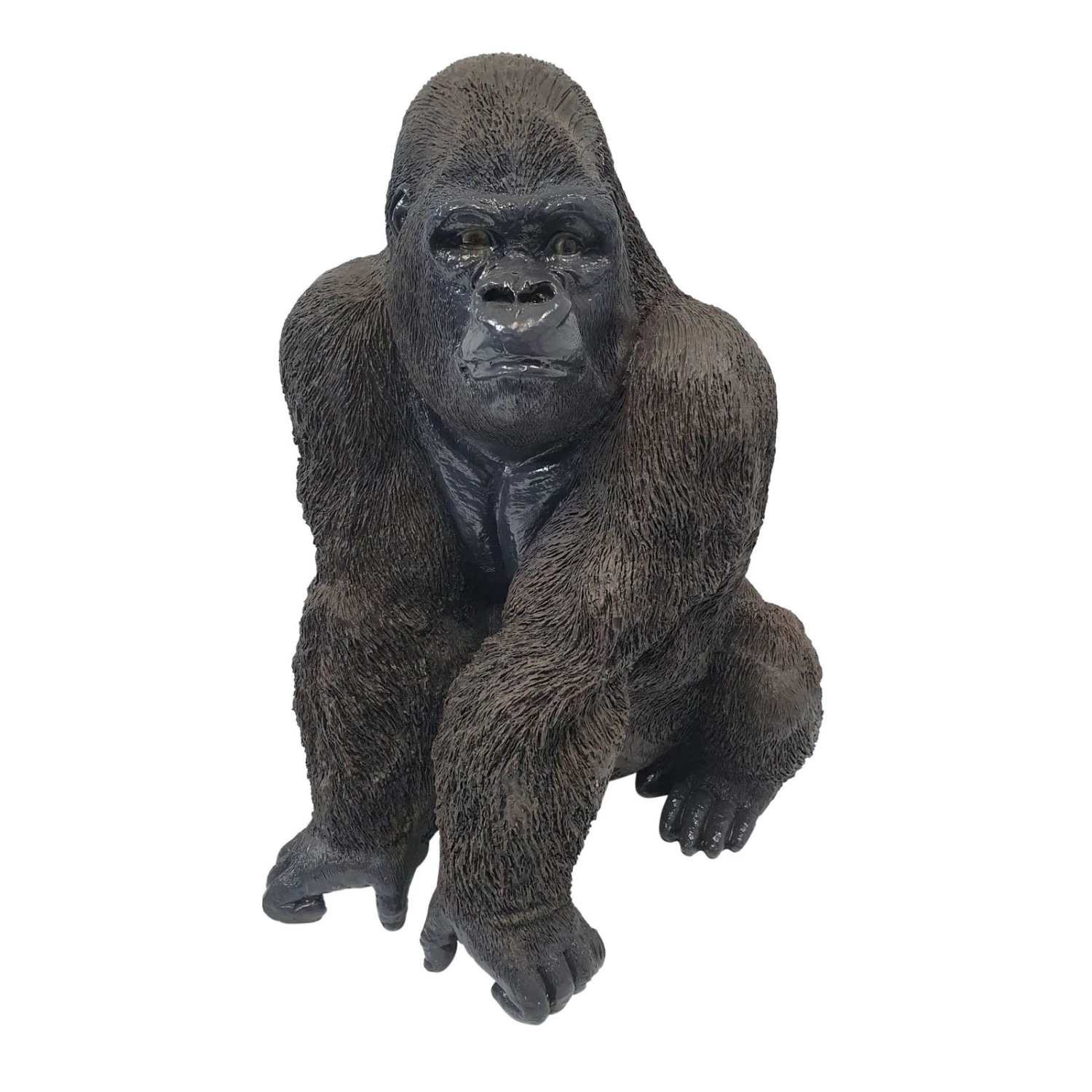 Dekofigur Gorilla, Grau, Höhe Ca. 56 Cm 1 Dekofigur Gorilla, Grau, Höhe Ca. 56 Cm