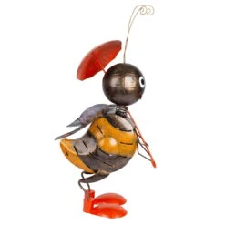 Biene Mit Regenschirm, Metall, 71 X 35 X 43 Cm -Stilvolles Gartenmöbelgeschäft 0980306336 Koelle Biene mit Regenschirm 1 85631