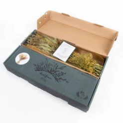 Trockenblumen DIY-Set, Natur, Länge Ca. 60 Cm -Stilvolles Gartenmöbelgeschäft 1055300013 Trockenblumen DIY Box natur gemischt WS 2 95064