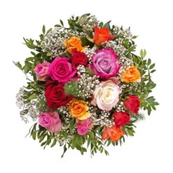 Blumenstrauß 'Rosenzauber' Inkl. Gratis Grußkarte -Stilvolles Gartenmöbelgeschäft 1110600026 Rosenzauber D28cm 4841
