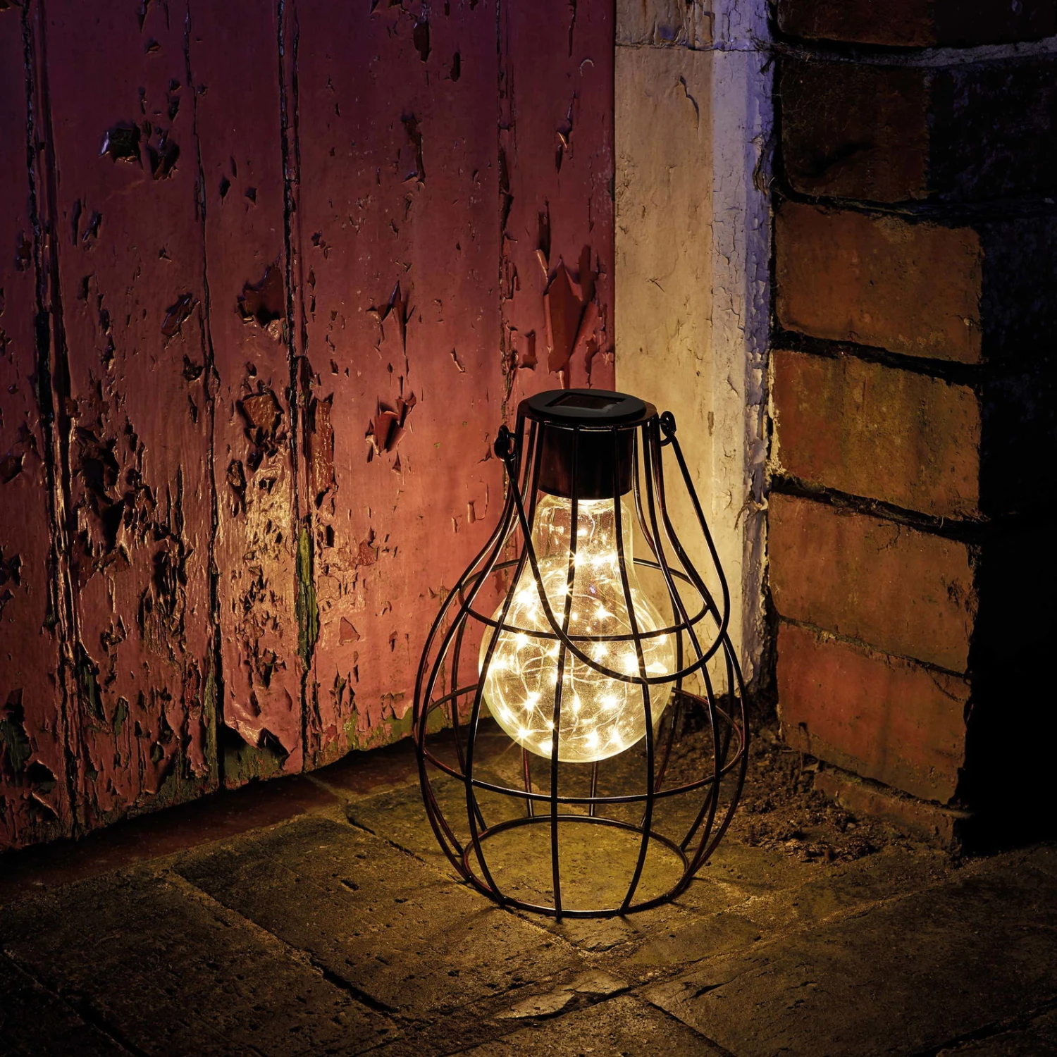 Solar-Laterne „Eureka! Glühwürmchen“ Aus Metall/Glas, Large 1 Solar-Laterne „Eureka! Glühwürmchen“ Aus Metall/Glas, Large