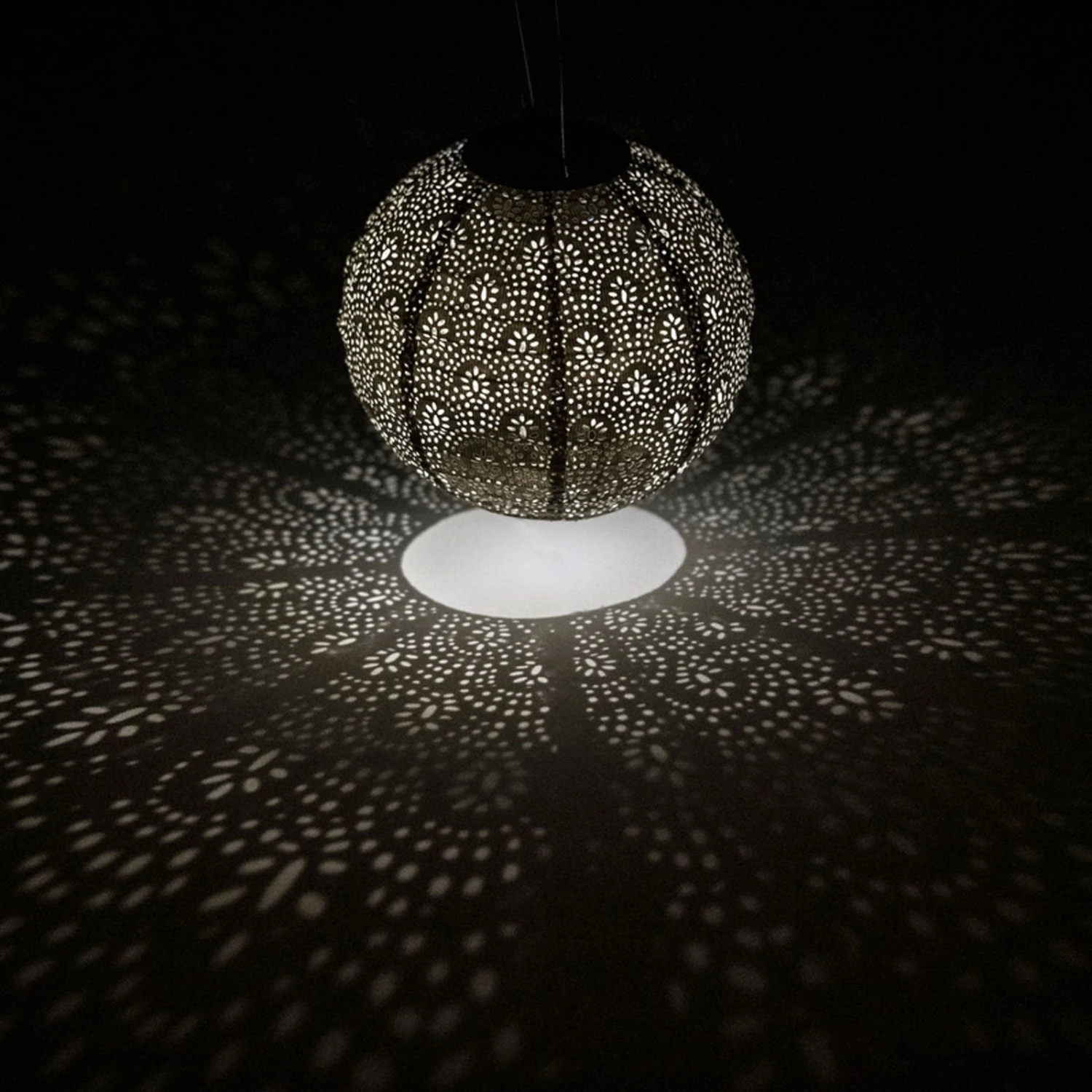 Solarlaterne 'Round 20', Grün, Ø 20 X 18 Cm 2 Solarlaterne 'Round 20', Grün, Ø 20 X 18 Cm – Bild 2