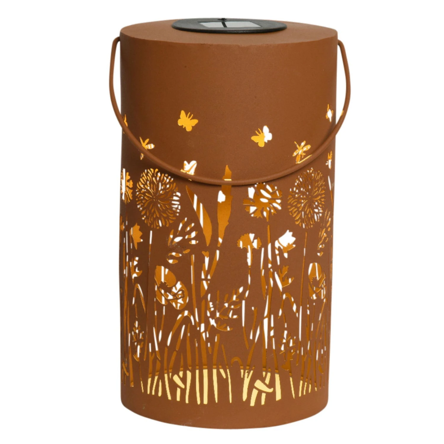 LED-Laterne, Solar, Ø 16 X H 28 Cm 1 LED-Laterne, Solar, Ø 16 X H 28 Cm