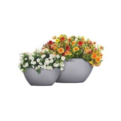 LECHUZA® Pflanzschale Cubeto Steingrau 5 LECHUZA® Pflanzschale Cubeto Steingrau -Stilvolles Gartenmöbelgeschäft 3210103386 Pflanzschale Cubeto steingrau D40cm Erdvol11 5l 02 38976