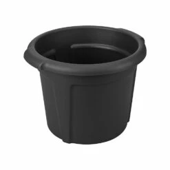Elho Kartoffeltopf Green Basics Living Black, Ø 32,3 Cm, Höhe 25,7 Cm, Erdvol. 13 L -Stilvolles Gartenmöbelgeschäft 3210103486 Kartoffeltopf Green Basics living black 32 3x25 7cm 13l 05 48262