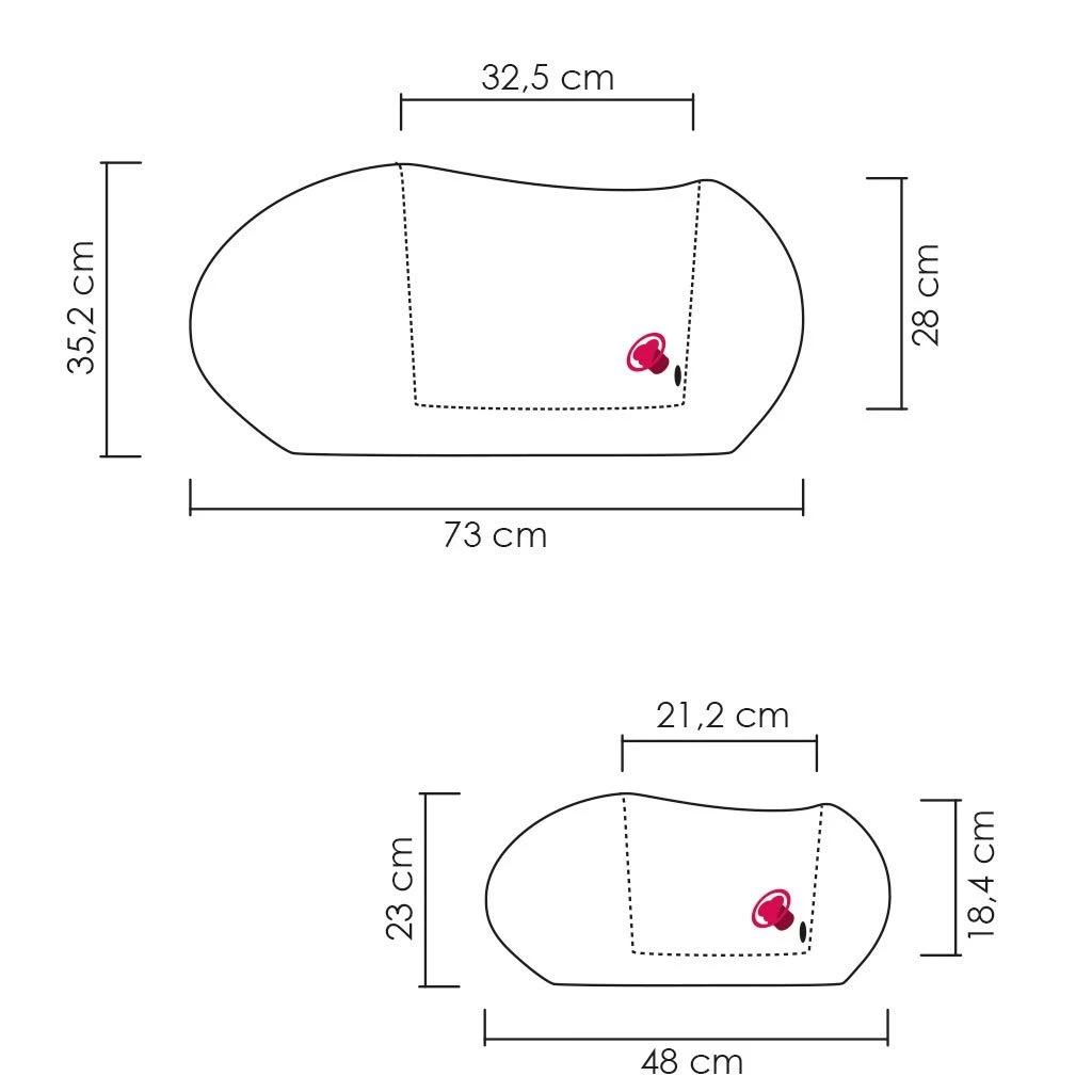 Pflanzstein Flow, Stony Black, L 48 X B 38 X H 23 Cm 2 Pflanzstein Flow, Stony Black, L 48 X B 38 X H 23 Cm – Bild 2