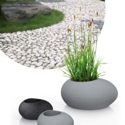 Pflanzstein Flow, Stony Black, L 48 X B 38 X H 23 Cm 7 Pflanzstein Flow, Stony Black, L 48 X B 38 X H 23 Cm -Stilvolles Gartenmöbelgeschäft 3210103633 3210103634 3210103635 3210103636 Pflanzstein Flow stony black grey 55927