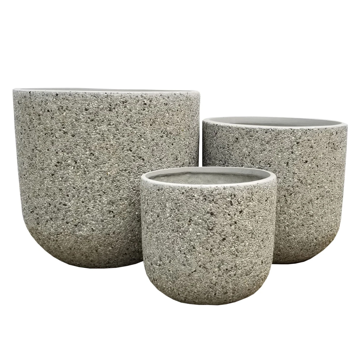 Pflanzgefäß 'Stromy', Beton 1 Pflanzgefäß 'Stromy', Beton