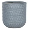 Pflanzgefäß 'Chester 04', Hellgrau, Ø 25 X H 25 Cm