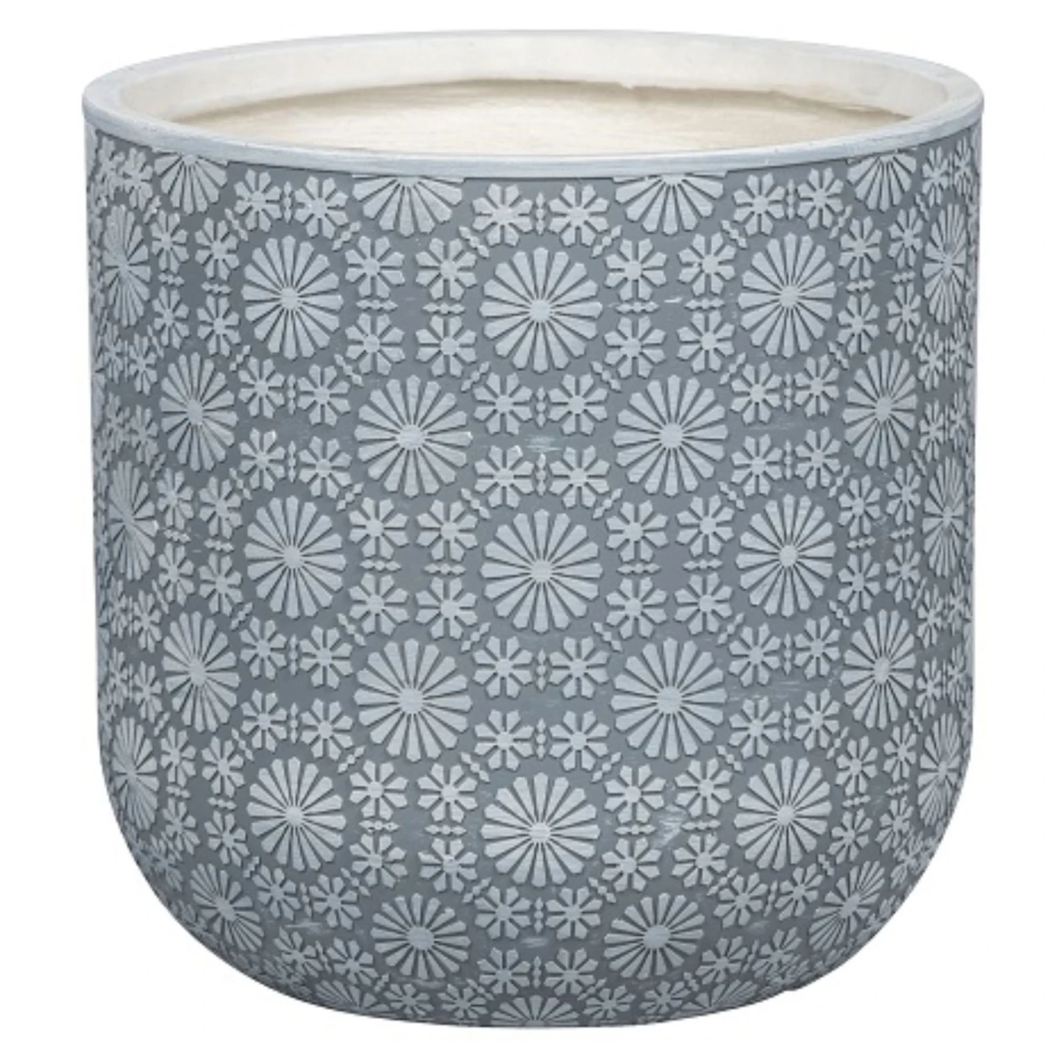 Pflanzgefäß 'Chester 02', Hellgrau 1 Pflanzgefäß 'Chester 02', Hellgrau
