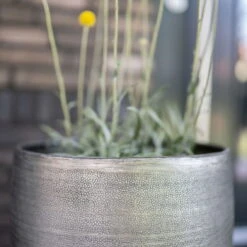 Pflanzgefäß 'Rowen', Silber, Ø 41 X H 72 Cm 17 Pflanzgefäß 'Rowen', Silber, Ø 41 X H 72 Cm -Stilvolles Gartenmöbelgeschäft 3210801635 3210801636 3210801637 3210801638 Pflanzgefaess Rowen silber 7 115026 1