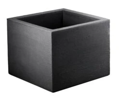 Pflanztrog 'Kubus', Anthrazit, 30 X 30 X H 27 Cm