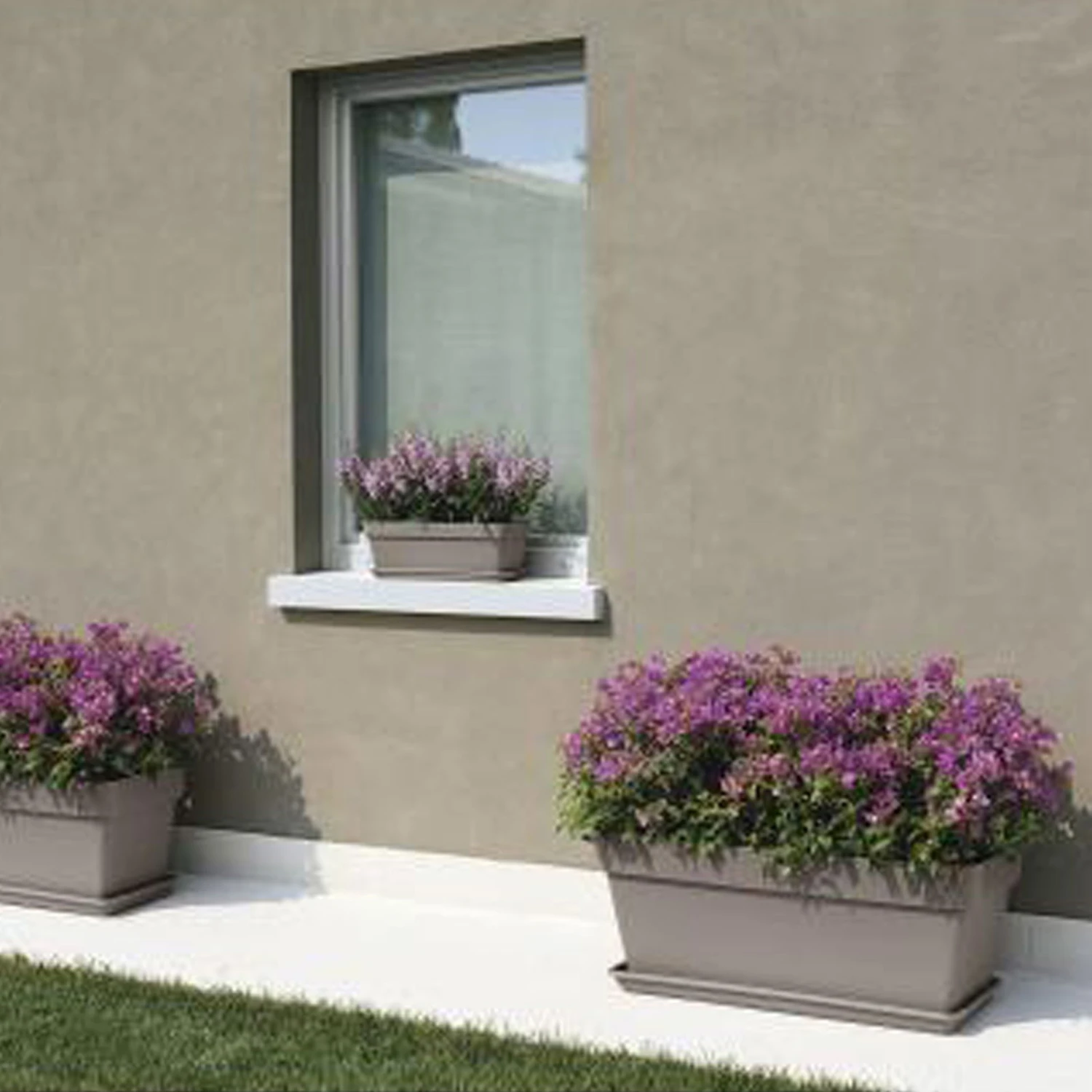 Euro 3 Plast Pflanzkasten "Mitu Pac" In Anthrazit 1 Euro 3 Plast Pflanzkasten "Mitu Pac" In Anthrazit