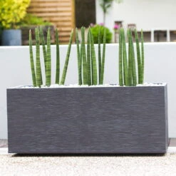 Pflanzkasten Graphit Hutch, Anthrazit, L 99,5 X B 39,5 X H 43,5 Cm -Stilvolles Gartenmöbelgeschäft 3230100939 Pflanzkasten Graphit Hutch anthrazit 99 5x39 5x43 5cm 98l 02 48337