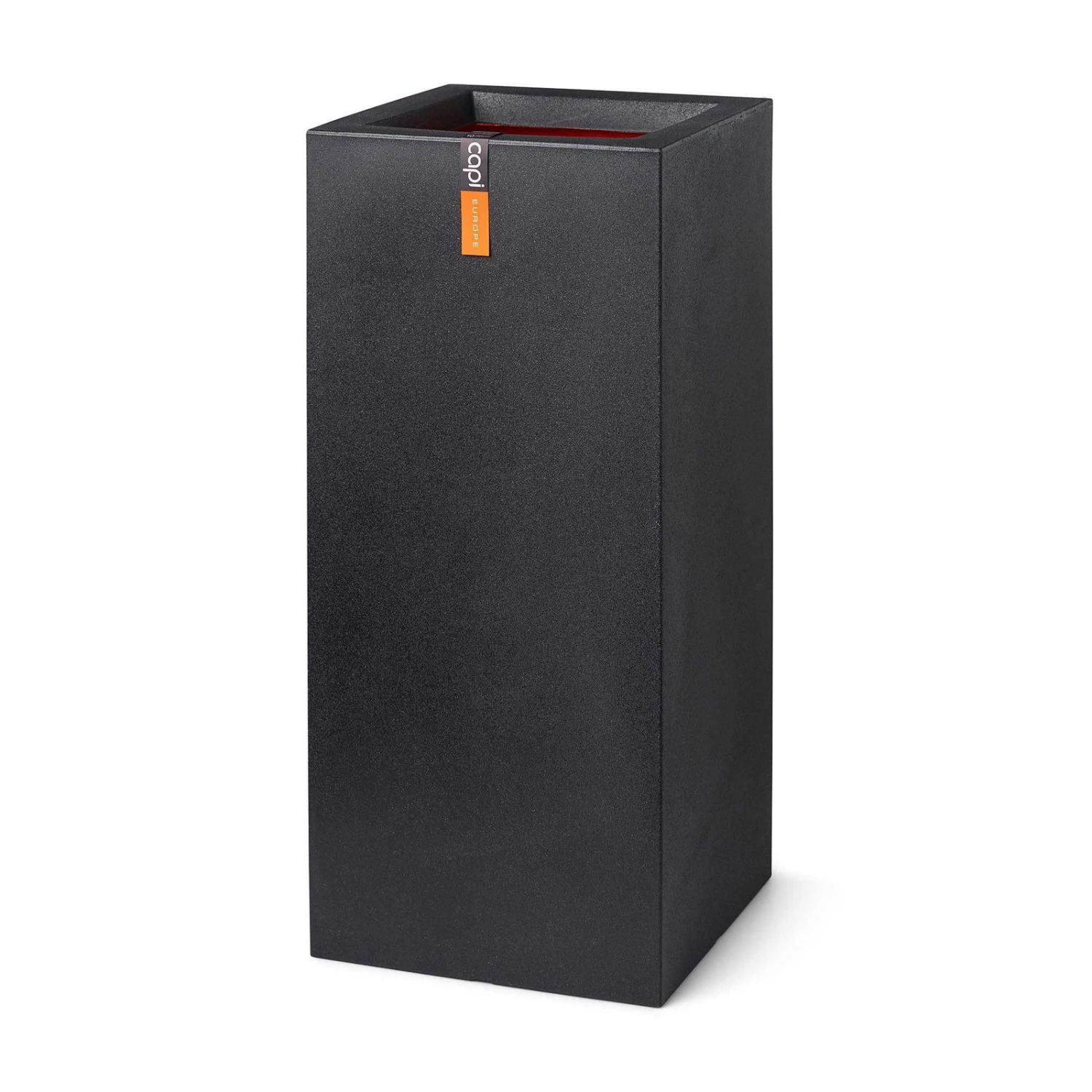 Capi Europe Pflanztrog, Planter Jay, Schwarz, Kunststoff, 36 X 36 X 79 Cm, 96 L 1 Capi Europe Pflanztrog, Planter Jay, Schwarz, Kunststoff, 36 X 36 X 79 Cm, 96 L