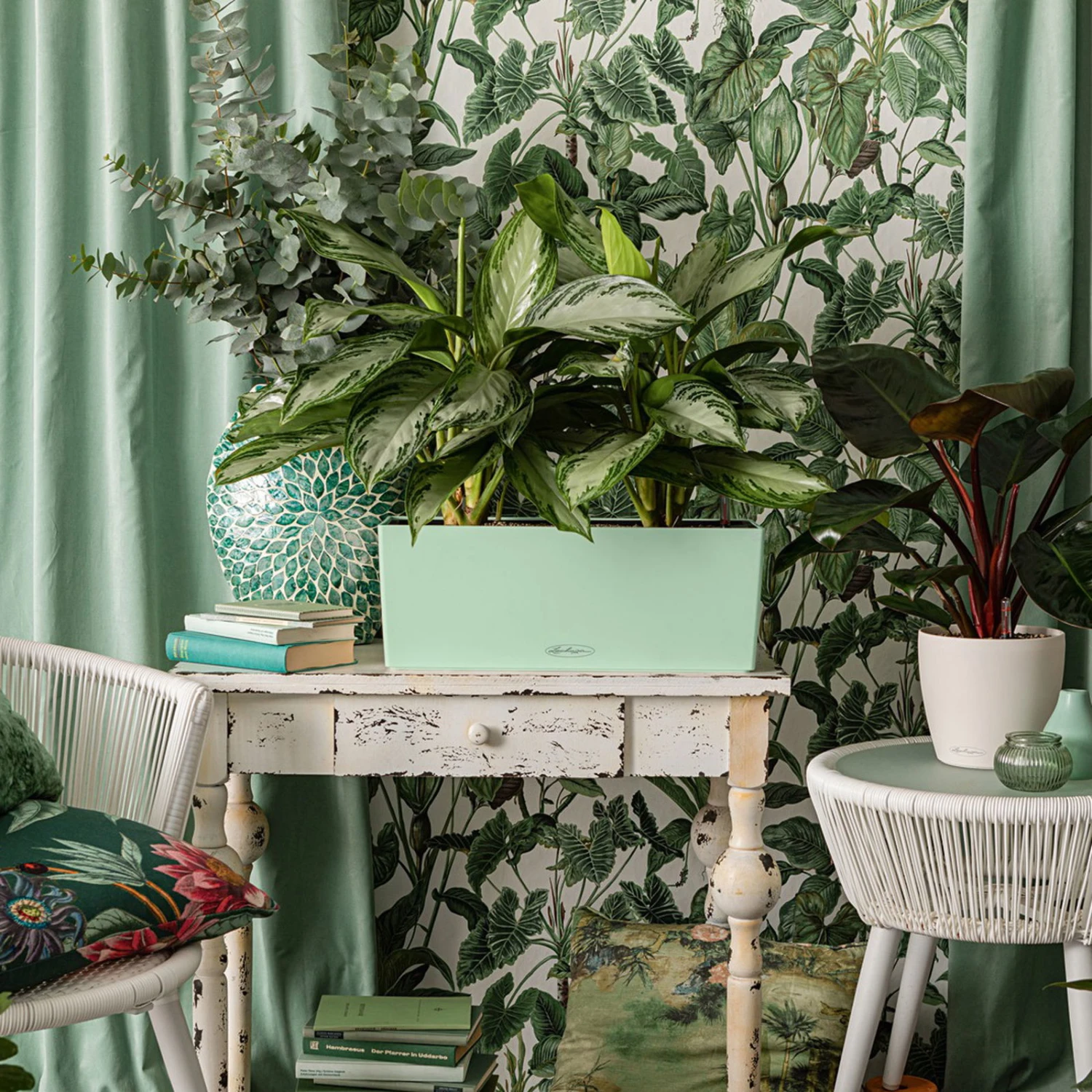 LECHUZA Balkonkasten 'Balconera Color 50', Pastellgrün, 50 X 19 X 19 Cm 2 LECHUZA Balkonkasten 'Balconera Color 50', Pastellgrün, 50 X 19 X 19 Cm – Bild 2