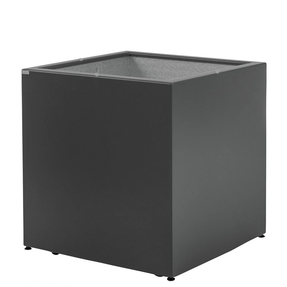 Pflanztrog Kubus, Anthrazit, 40 X 40 X 40 Cm Mit Rollen 1 Pflanztrog Kubus, Anthrazit, 40 X 40 X 40 Cm Mit Rollen