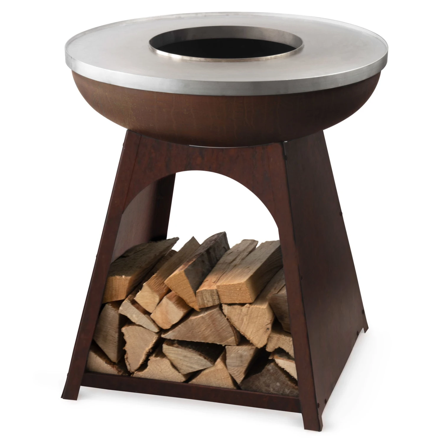 Feuerstelle 'TopUp', Rostoptik, Höhe 78 X Ø 75 Cm 1 Feuerstelle 'TopUp', Rostoptik, Höhe 78 X Ø 75 Cm