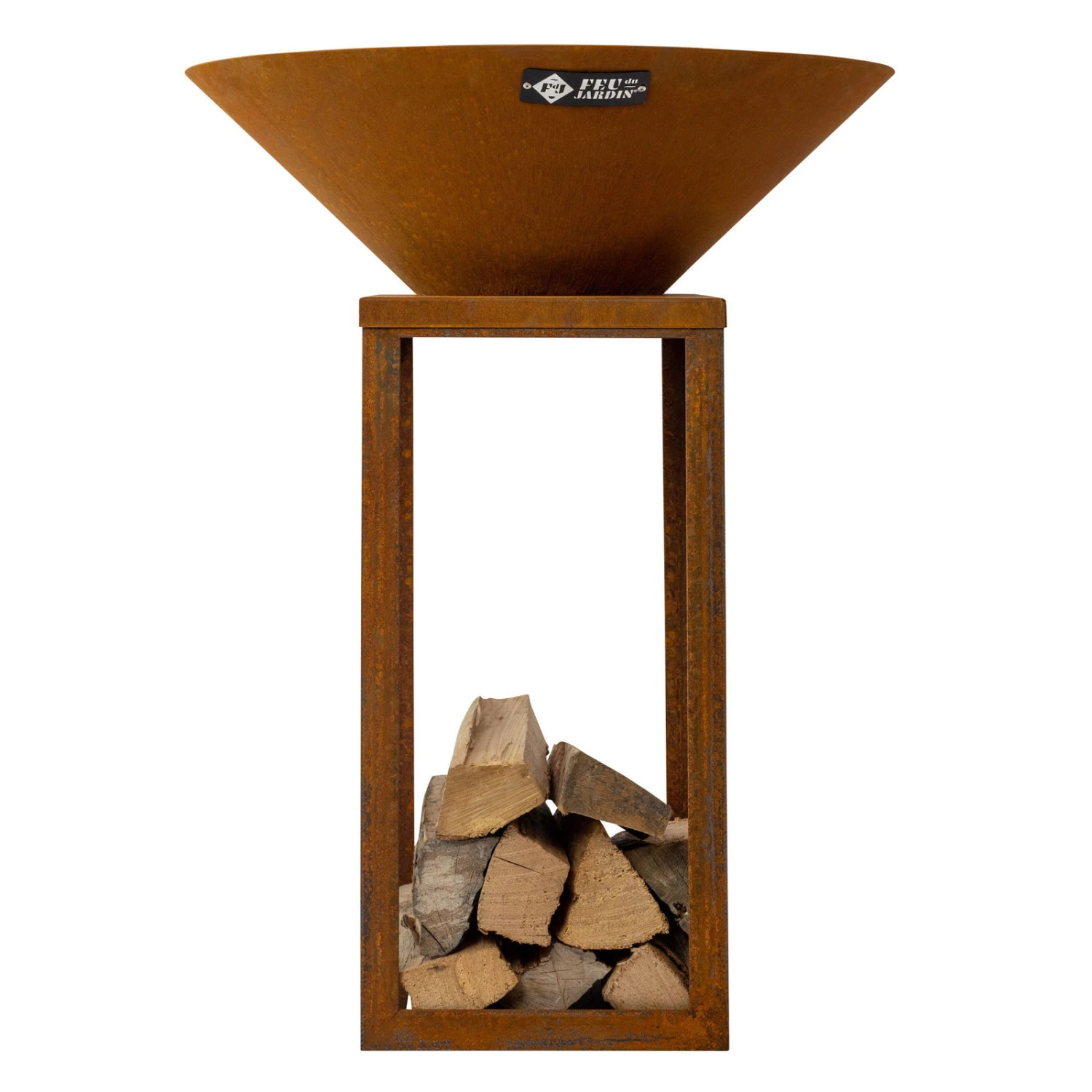 Edelstahl-Feuerstelle 'Fyro 80', Rost, 100 X 100 X 80 Cm 3 Edelstahl-Feuerstelle 'Fyro 80', Rost, 100 X 100 X 80 Cm – Bild 3