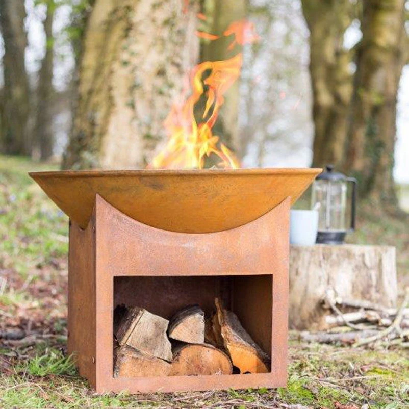 Feuerschale 'Mumbai', Rostfarben, Ca. Ø 57 X 20 Cm 1 Feuerschale 'Mumbai', Rostfarben, Ca. Ø 57 X 20 Cm