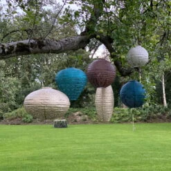 Solarlaterne 'Diamond 28', Hellgrün, Ø 28 X 28 Cm -Stilvolles Gartenmöbelgeschäft 72462 lumiz IMG 0626 123929 9