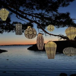 Solarlaterne 'Cylinder 18 Mandela', Light Taupe, Ø 18 X 33 Cm -Stilvolles Gartenmöbelgeschäft 72462 lumiz IMG 8262 123930 10